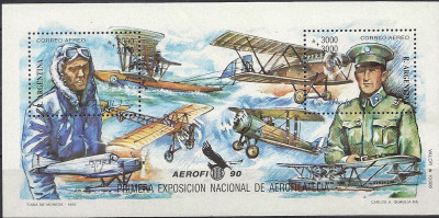 1990 r Argentyna  Blok 41 **