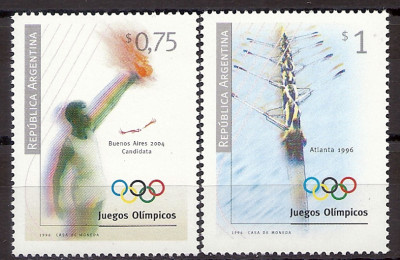 1996 r Argentyna Mi 2334 - 2335**