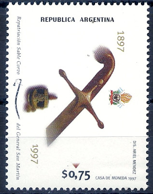 1997 r Argentyna Mi 2370**