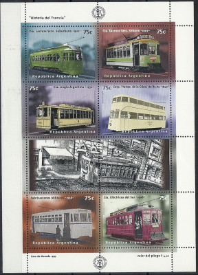 1997 r Argentyna Ark 2385 - 2390**