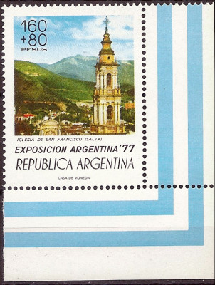 1977 r Argentyna Mi 1334**