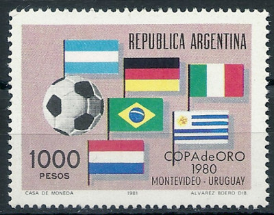 1981 r Argentyna Mi 1526**