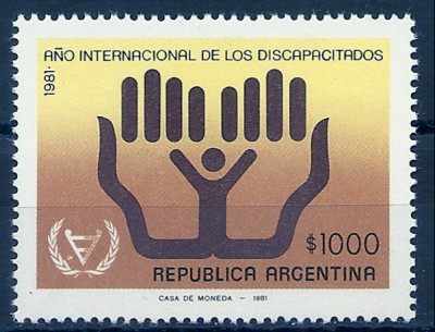 1981 r Argentyna Mi 1551**