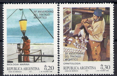 1987 r Argentyna Mi 1874 - 1875**