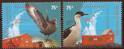 2001 r Argentyna Mi 2675 - 2676**