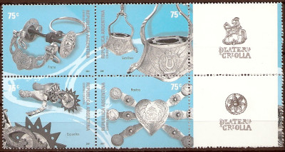 2001 r Argentyna Ark 2684 - 2687**