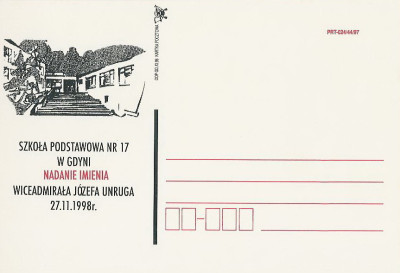 bez. Gdańsk 1998.XI.02 - Gdynia SP 17 J&oacute;zefa Unruga