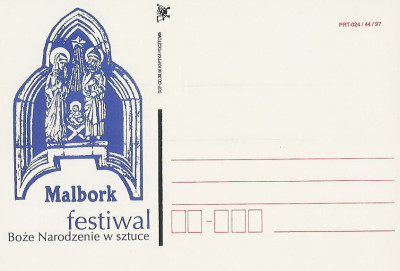 bez. Gdańsk 1998.XII.01 - Malbork Boże Narodzenie w sztuce