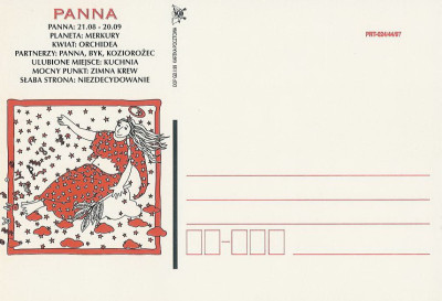 bez. Gdańsk 1999.II.13 - znaki zodiaku Panna