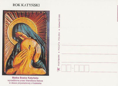 bez. Postmark.12 - Rok Katyński