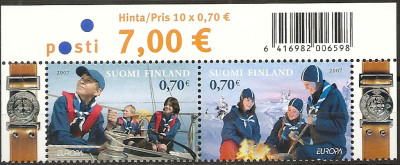2007 r Finlandia Mi 1856 - 1857**