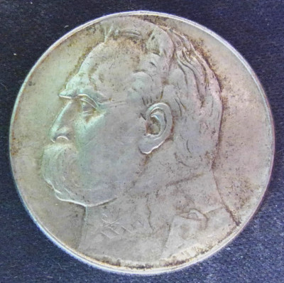 10 zł - J&oacute;zef PIŁSUDSKI - 1936 ładna patyna