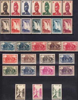 KAMERUN FRANCUSKI 1939-kompletna seria.