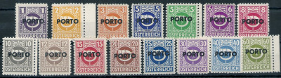 1946 r Austria Mi 189 - 203**
