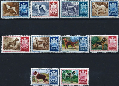 SAN MARINO 1956 MNH** - kompletna seria.