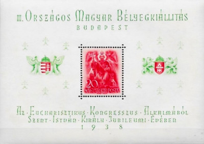 WĘGRY 1938 ,blok MNH**.Gratis wysyłka!