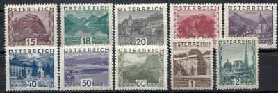 1929 r Austria Mi 520 - 531**