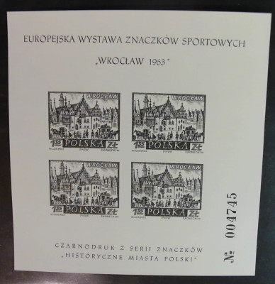 Nd 1054 - Europejska Wystawa Znaczk&oacute;w "WROCŁAW" 1963