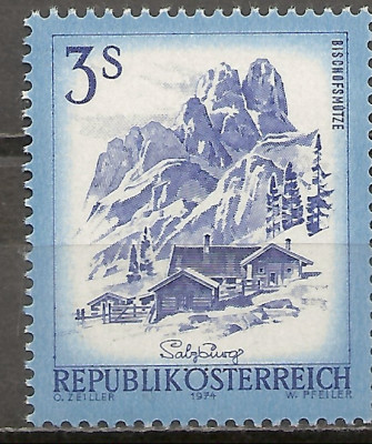 1974 r. Austria  Mi 1485**