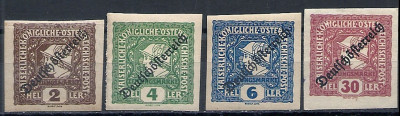 1919 r. Austria  Mi 269 - 273* bez 272