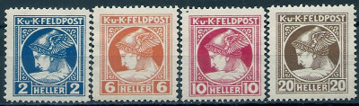 1916 r. Austria  Mi 49 - 52*