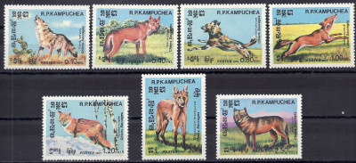 1984 r Kambodża Mi 590 - 596**