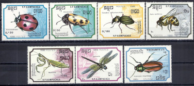 1988 r Kambodża Mi 988 - 994**