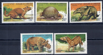 1994 r Kambodża Mi 1457 - 1461**