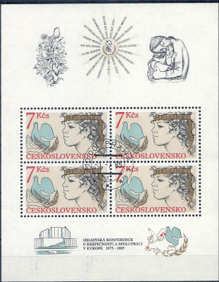 1985 r Czechosłowacja Blok 65 kas.**