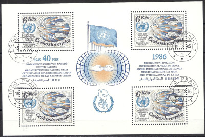 1985 r Czechosłowacja Blok 62 kas.**