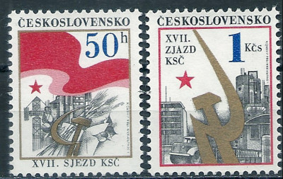 1986 r Czechosłowacja Mi 2850 - 2851**