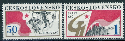 1986 r Czechosłowacja Mi 2852 - 2853**