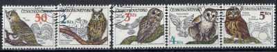 1986 r Czechosłowacja Mi 2872 - 2876**kas