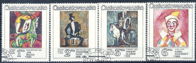 1986 r Czechosłowacja Mi 2882 - 2885**kas