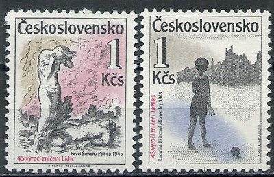 1987 r Czechosłowacja Mi 2913 - 2914**