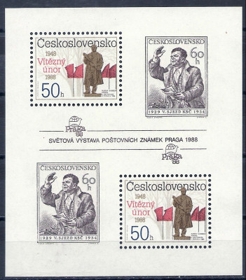 1988 r Czechosłowacja Blok 71**