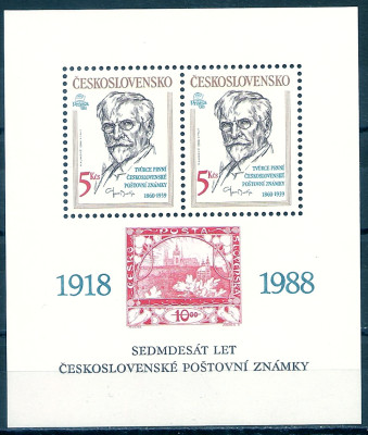 1988 r Czechosłowacja Blok 73**