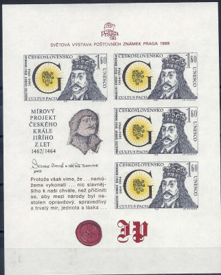 1988 r Czechosłowacja Blok 90**