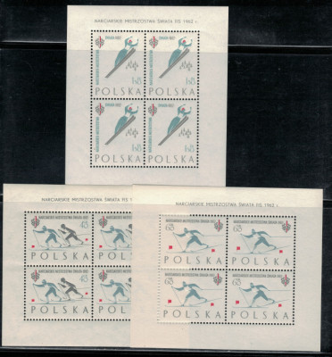 Polska 1962 Arkusz Fi 1149-51 **