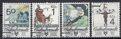 1989 r Czechosłowacja Mi 3010 - 3013**kas