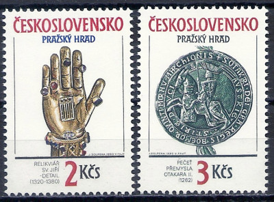1990 r Czechosłowacja Mi 3048 - 3049**