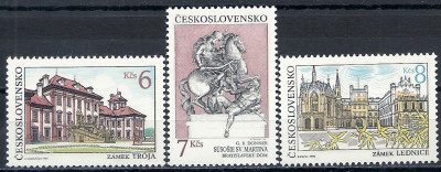 1992 r Czechosłowacja Mi 3123 - 3125**