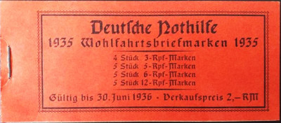 NIEMCY 1935-ZESZYCIK MH.41-MNH**.