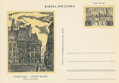 Cp 210 a IV - Warszawa Stare Miasto