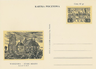 Cp 210 a VII - Warszawa Stare Miasto