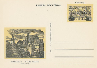 Cp 210 a X - Warszawa Stare Miasto