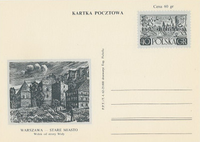 Cp 210 b IX- Warszawa Stare Miasto