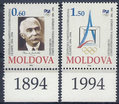 1994 r Mołdawia Mi 127 - 128**