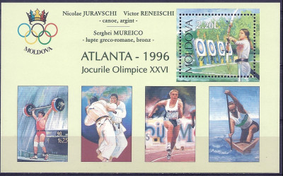 1996 r Mołdawia Blok 7**