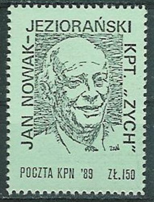 Solidarność (S027)- KPN 89 Jan Nowak-Jeziorański (ziel)
